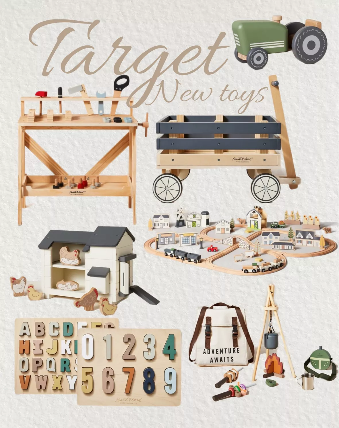 Toy Numbers Peg Puzzle - 11pc - Hearth & Hand™ With Magnolia : Target