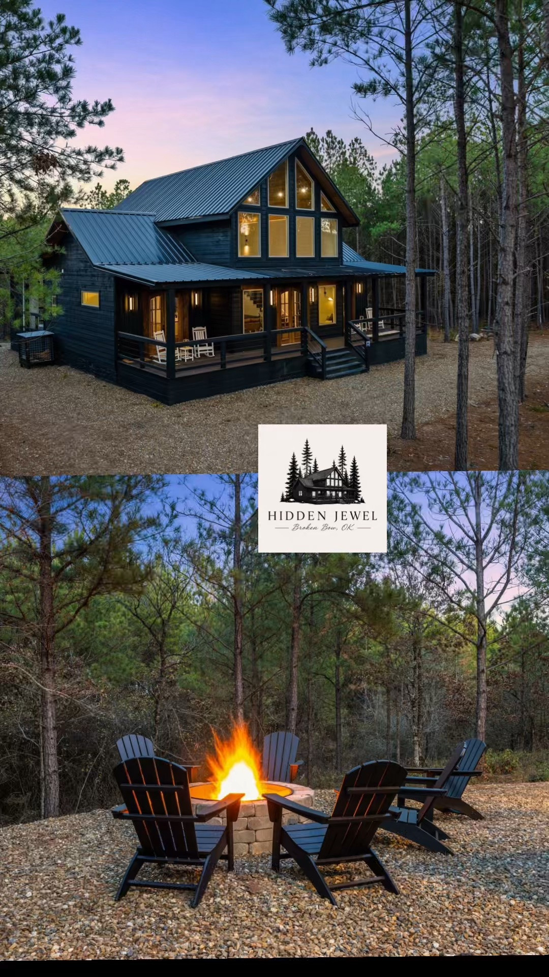 We bought a cabin, Hidden Jewel, in Broken Bow OK, and I can’t wait to share this journey with y’all! 🖤

dark black moody gold accents curated home decor outdoor living cozy family time

#LTKdayinmylife #LTKHome #LTKOver40
