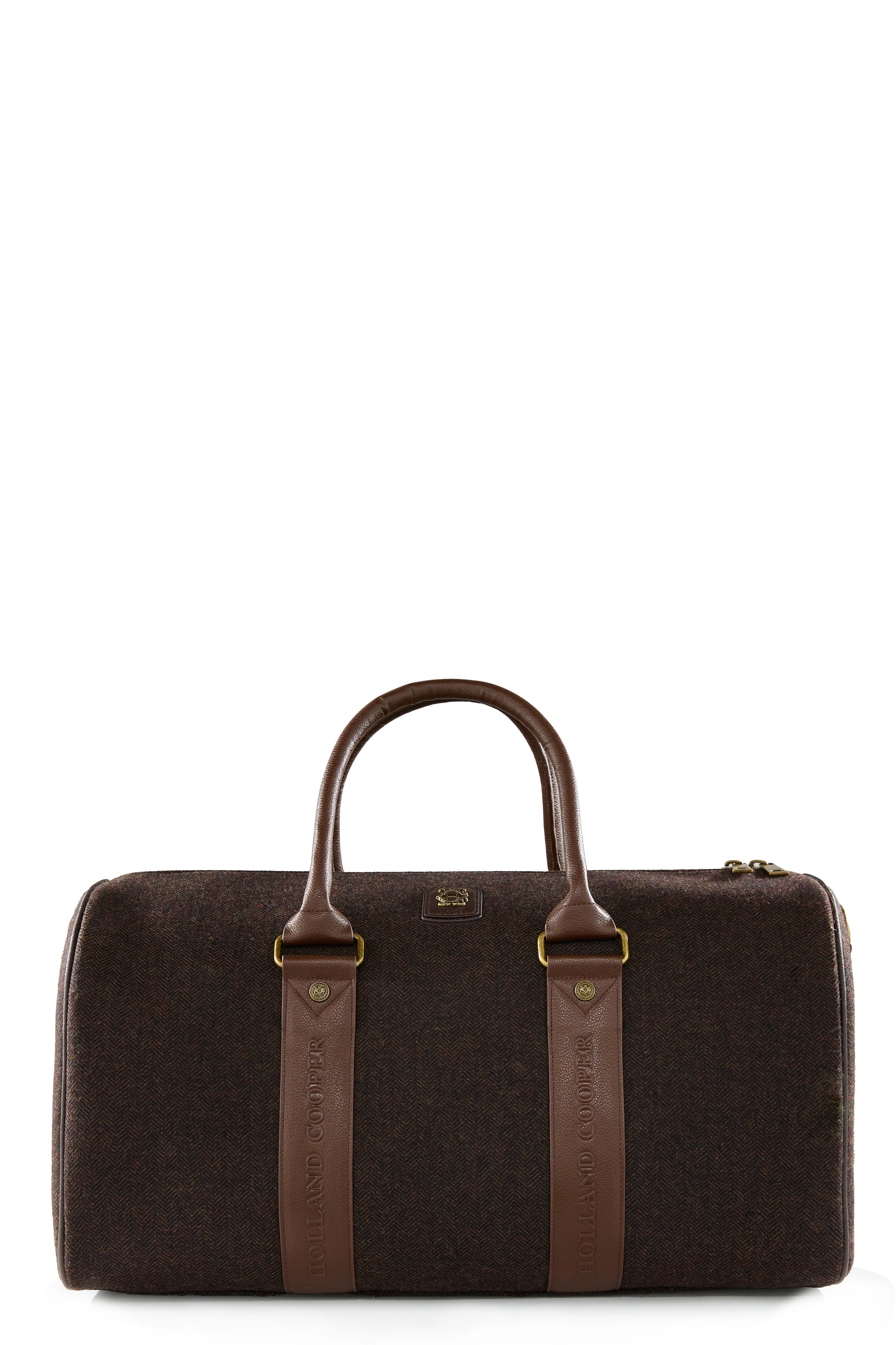 Regency Holdall (Brown Herringbone) | Holland Cooper