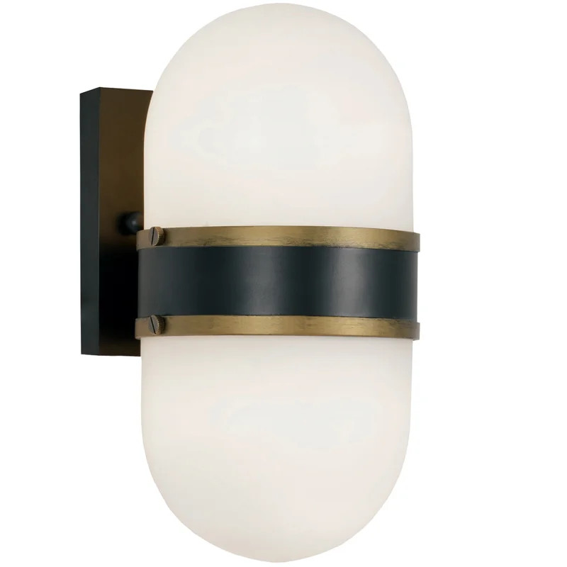 Needham Black 2 - Bulb Outdoor Flush Mount | Wayfair North America