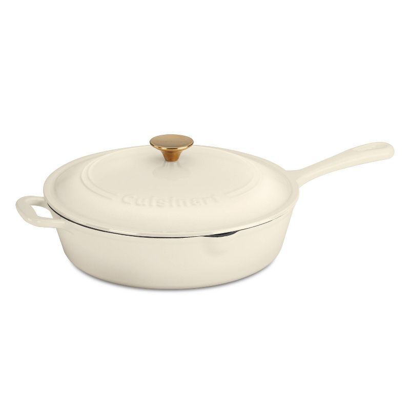 Cuisinart Classic Enameled Cast Iron 12" Chicken Fryer with Cover | Target