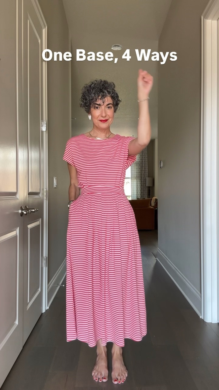 The cutest skirt set for summer 4 ways! Don’t be afraid to split these sets up and wear them with other things in your closet! I’m in a medium

#LTKSeasonal #LTKOver40
