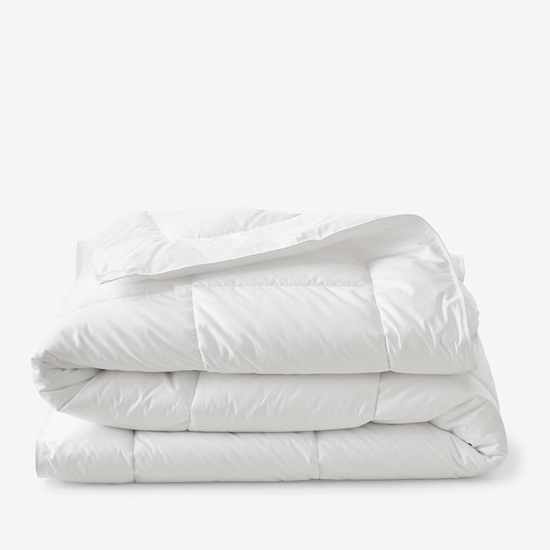 Legends Hotel PrimaLoft® Down Alternative Duvet Insert - White, Size King, Cotton Sateen, Medium | T | The Company Store