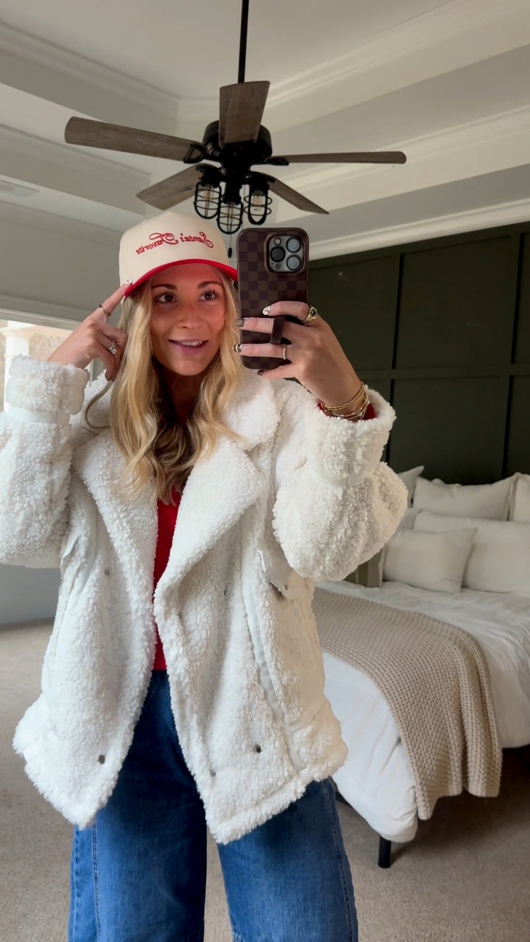 I am obsessed with this hat + Sherpa jacket!! Use code CYBERMONDAY25 to save 25%!!! 

#LTKU #LTKGiftGuide #LTKSaleAlert
