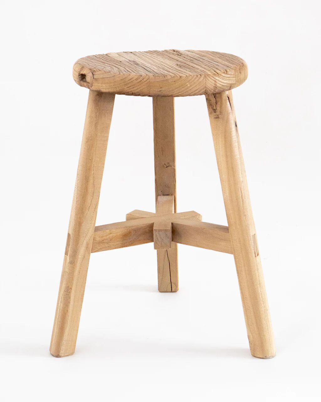 Vintage Round Milking Stool | The Vintage Rug Shop