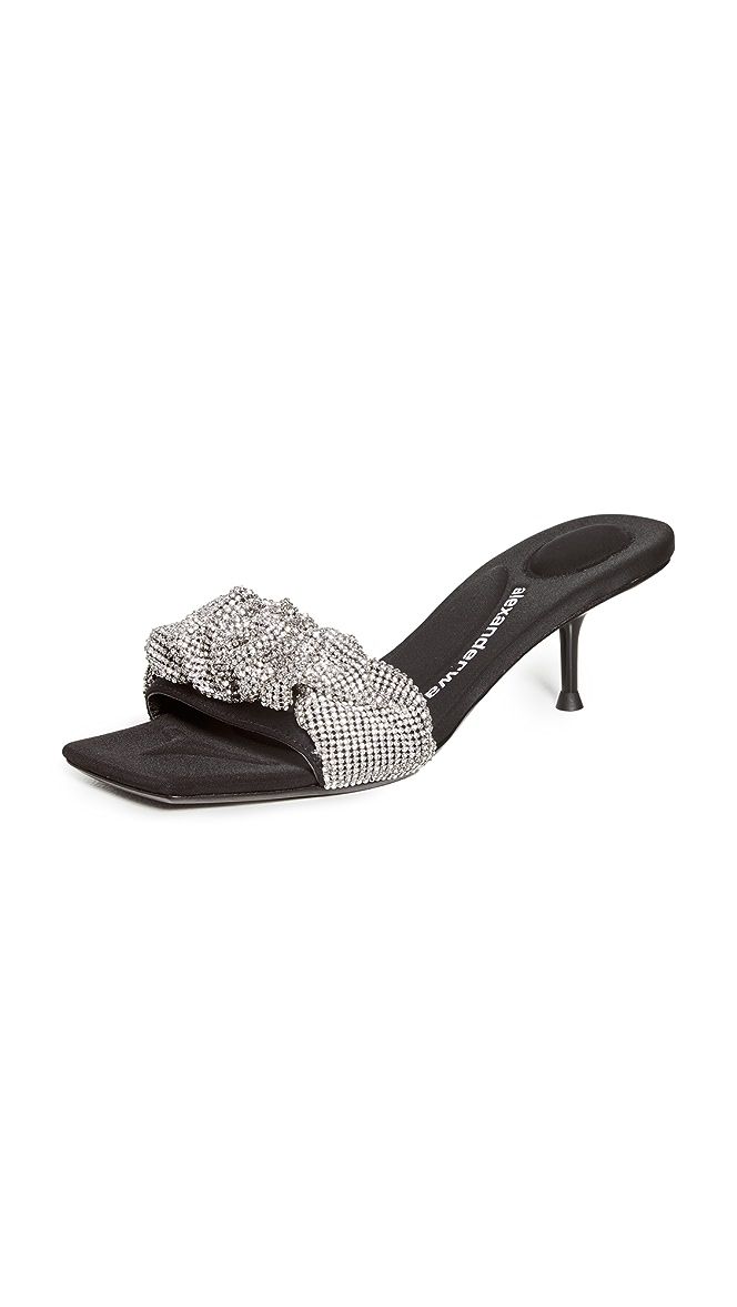 Jessie Crystal Scrunchie Sandals | Shopbop