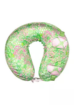 Neck Pillow and Eye Mask, Lime Feeling Good | Belk