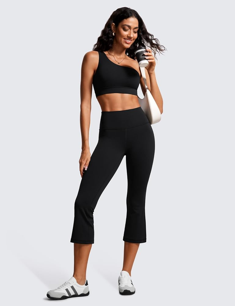 CRZ YOGA Butterluxe Capris Flare Leggings 23" - Bootcut High Waisted Womens Yoga Pants Cropped Ca... | Amazon (US)