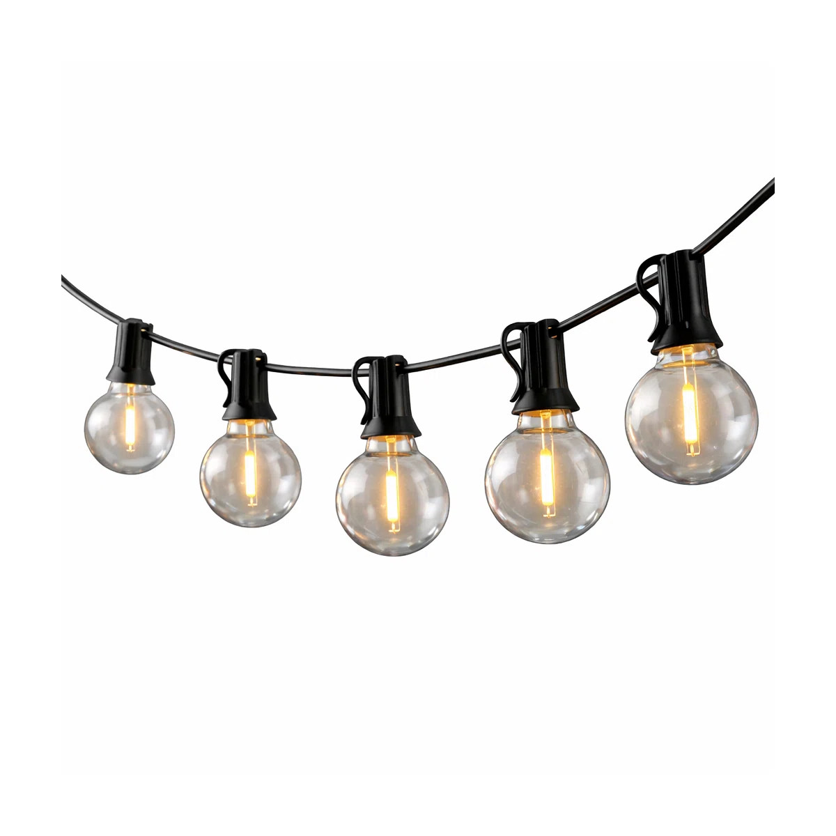 The Holiday Aisle\u00ae 50ft 50-Bulb Outdoor Globe LED String Light Shatterproof Connectable 2200... | Wayfair North America