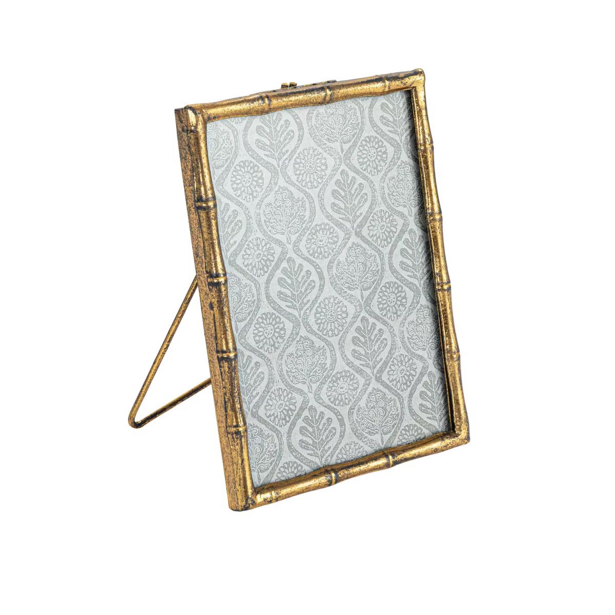 Storied Home Metal Bamboo-style Photo Frame, Gold | Target