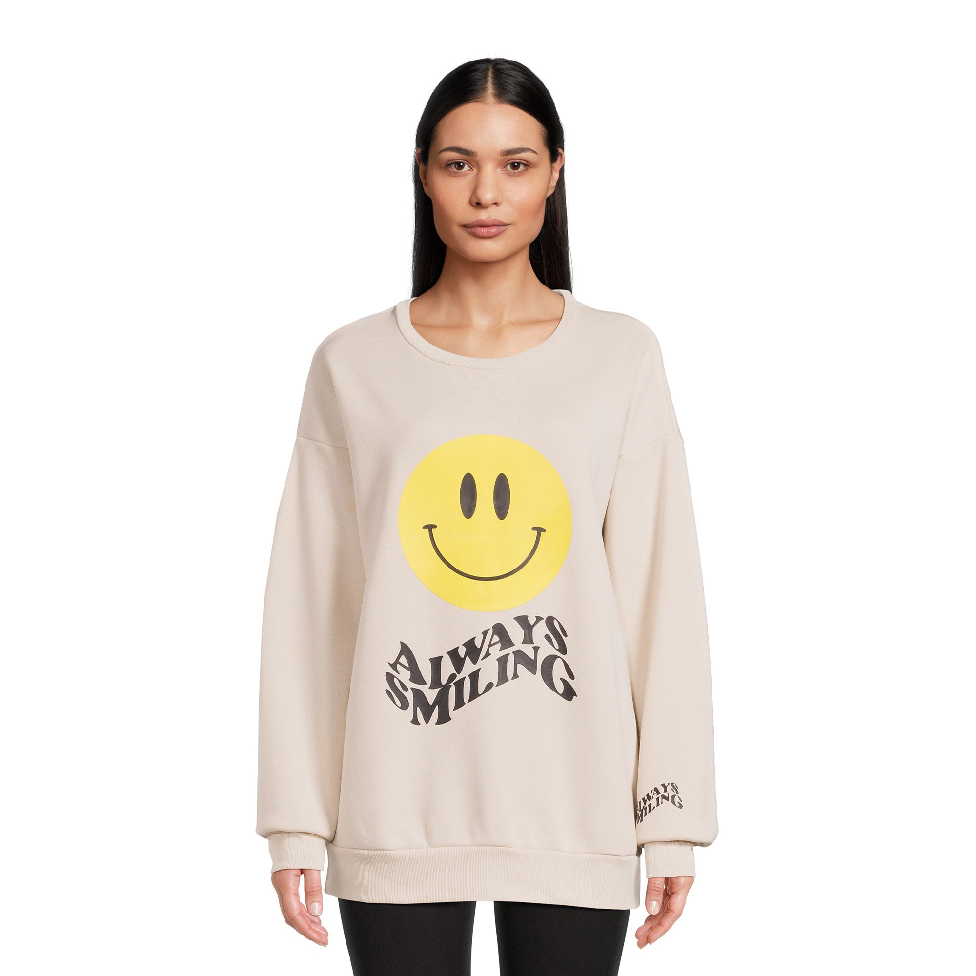 Liv & Lottie Juniors Crew Neck Graphic Print Sweatshirt | Walmart (US)