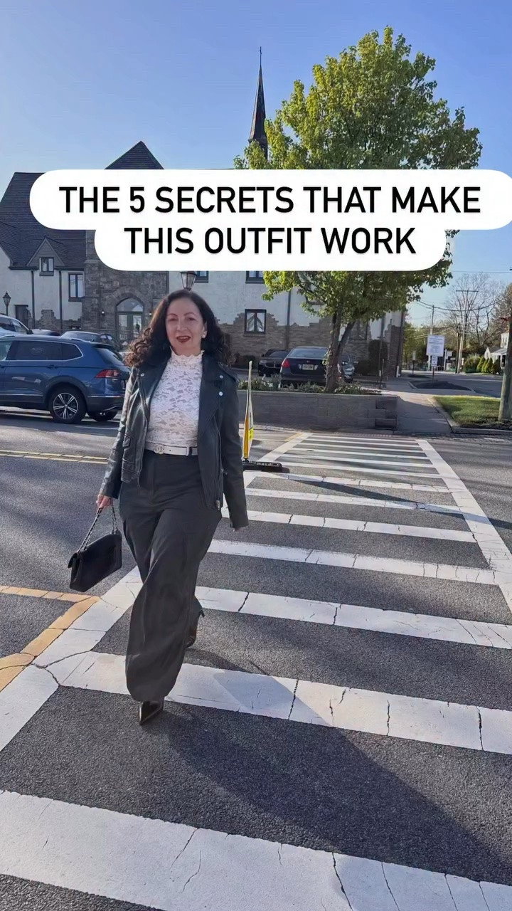 The 5 Secrets That Make This Outfit Work

📩 DM me STYLE-let’s build a wardrobe that makes life easier and more beautiful

1️⃣ Texture Mix
Lace + leather adds depth and instantly makes neutrals look expensive

2️⃣ Soft + Structured Balance
Too soft feels dated
Too structured feels harsh
Together → polished

3️⃣ One Statement Piece
The leather jacket does the work
Everything else stays clean and refined

4️⃣ Balanced Fit
Not too tight, not too loose
That’s what makes the silhouette look effortless

5️⃣ Neutral Palette
Keeps the look elevated and easy to style again and again


✅ Was this helpful? Give it a ❤️ and follow for more style tips