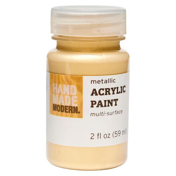 2oz Metallic Acrylic Paint - Hand Made Modern® | Target