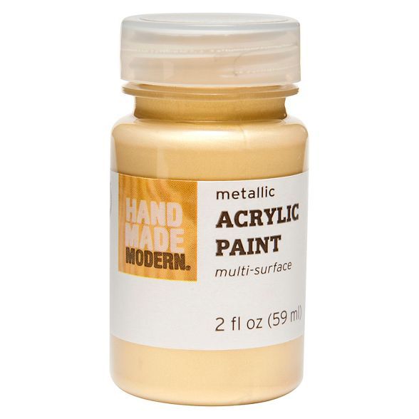 2oz Metallic Acrylic Paint - Hand Made Modern® | Target