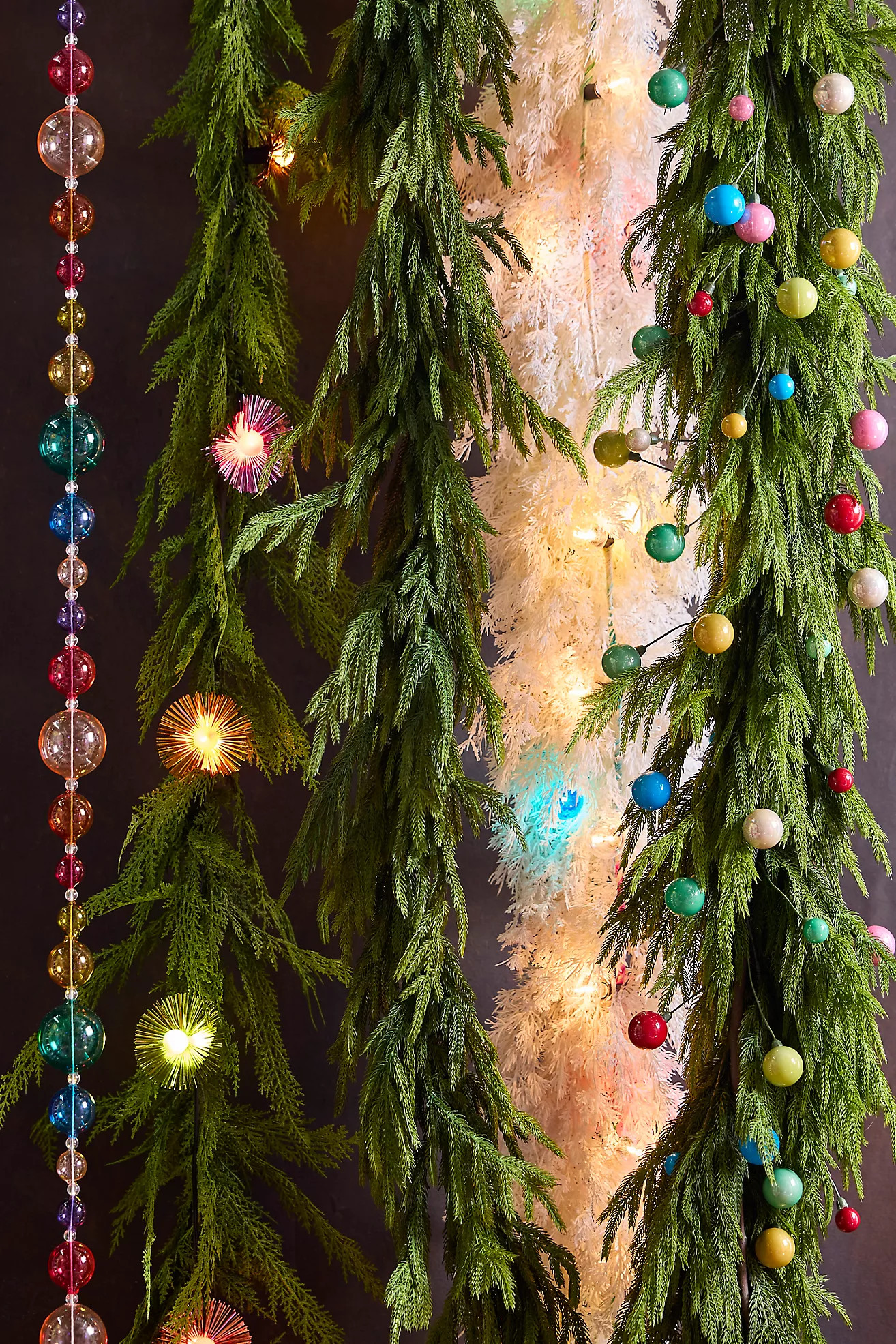 Transparent Glass Bauble Garland | Anthropologie (US)