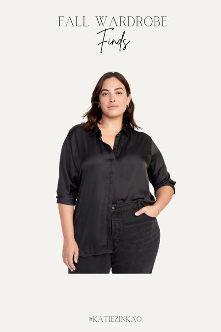 A classic wardrobe staple, this satin boyfriend button up is a great piece, taking you from work wear paired with trousers, to casual paired with denim. 



#LTKworkwear #LTKstyletip #LTKmidsize