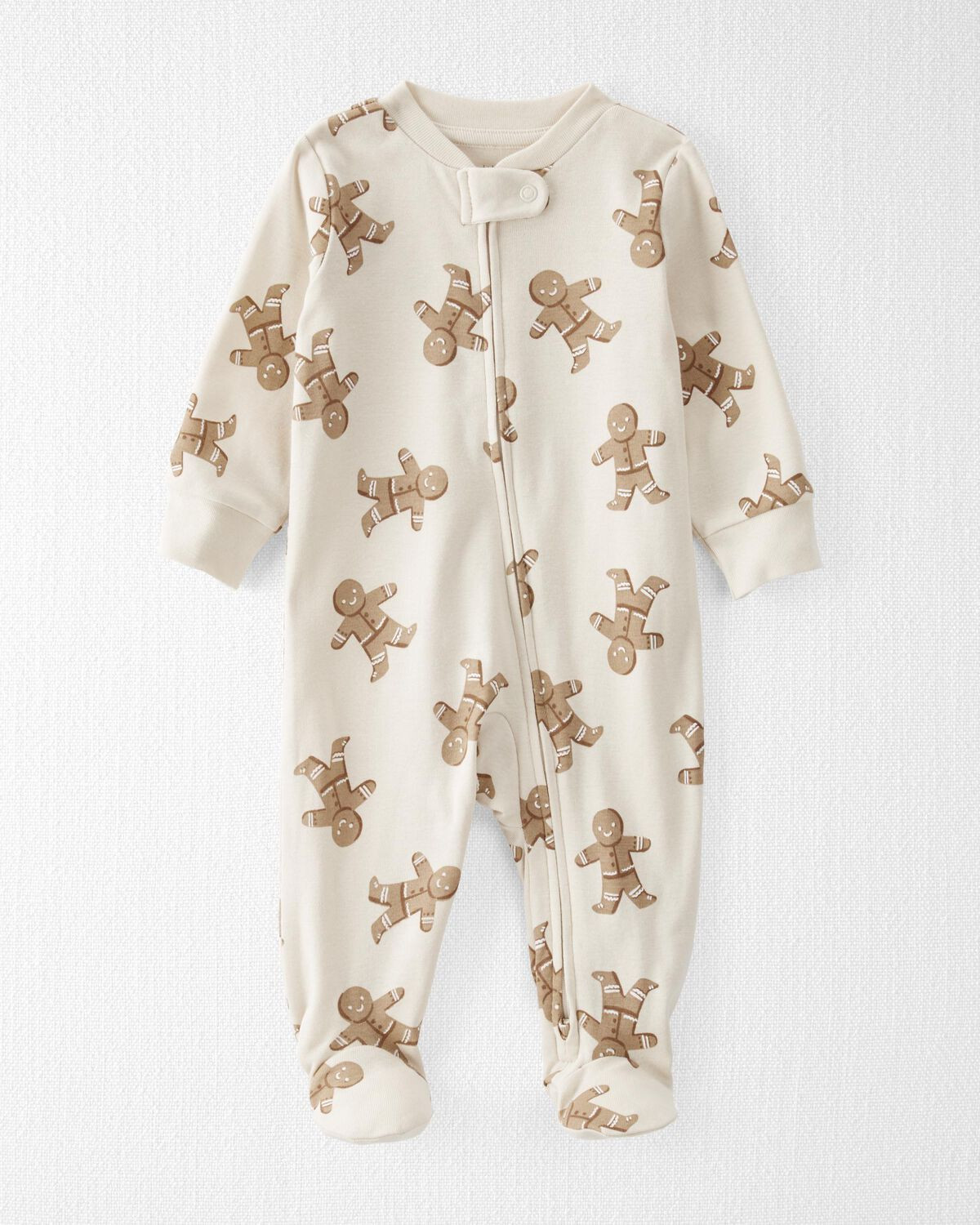 Baby Organic Cotton Sleep & Play in Gingerbread Cookie | Carter's | Carter's Inc