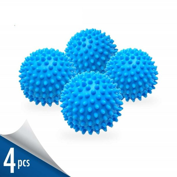 CableVantage Dryer Balls 4 Pack Blue Reusable Dryer Balls Replace Laundry Drying Fabric Us | Walmart (US)