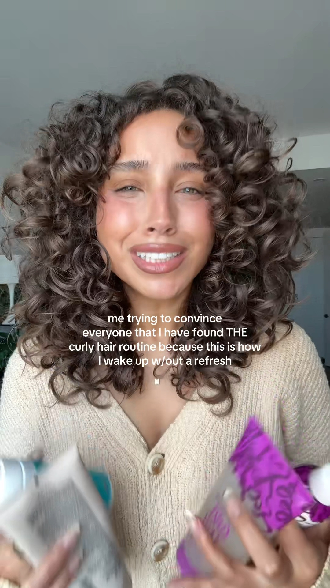 THE curly hair routine 💗