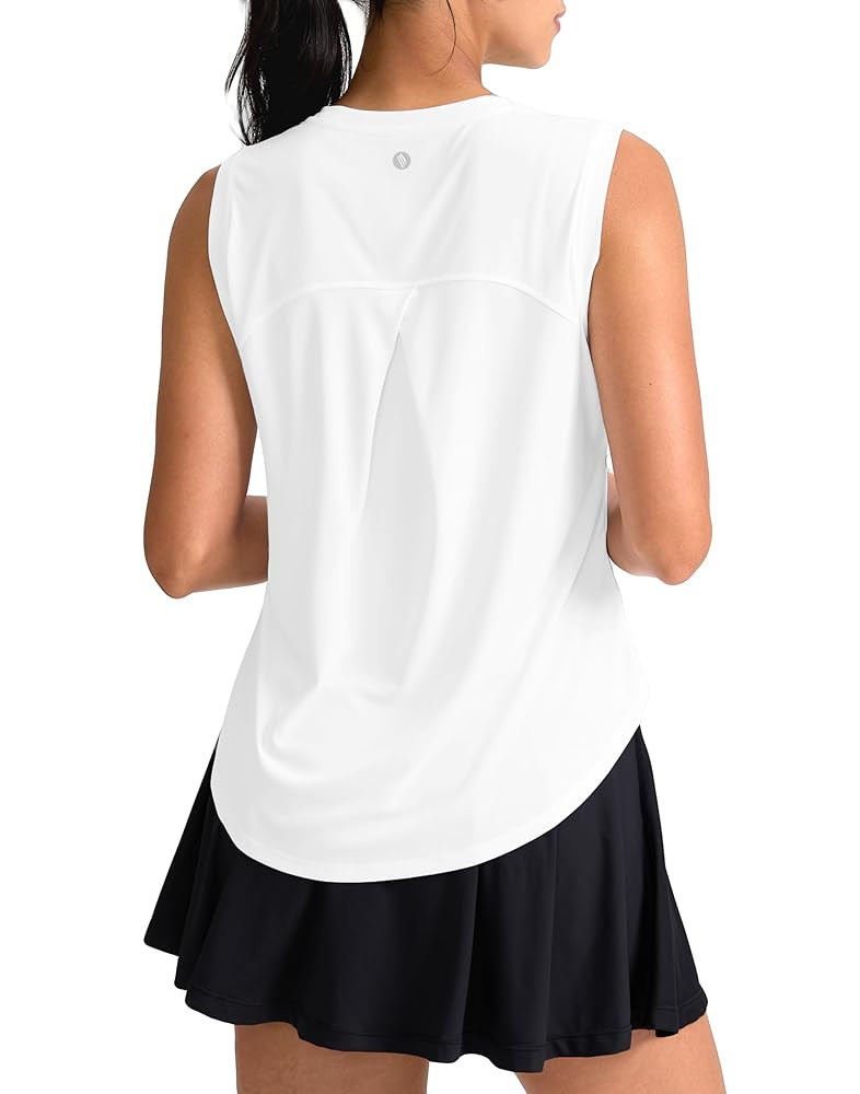 SANTINY Women's Sleeveless Workout Tops Breathable Lightweight Active Tennis Yoga Shirts Athletic... | Amazon (US)