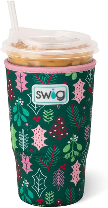 Swig Life Large Iced Cup Coolie, 30-32oz Iced Coffee Cup Insulator Sleeve with Handle, Neoprene I... | Amazon (US)