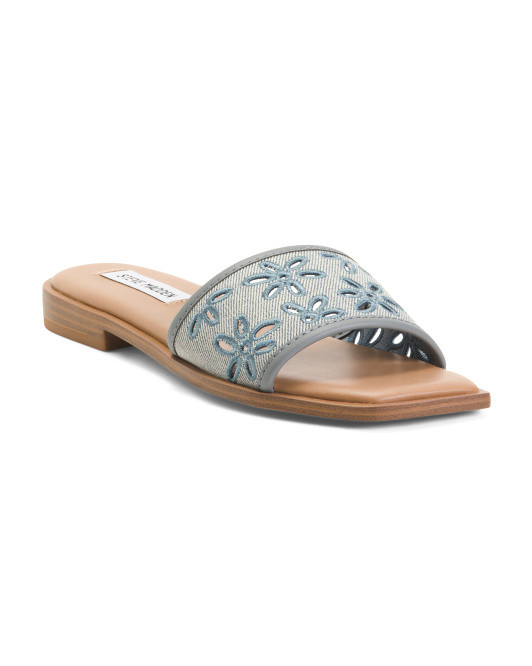 Denim Slide Sandals | TJ Maxx