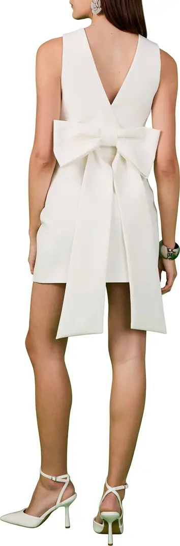 Endless Rose Bow Back Minidress | Nordstrom | Nordstrom