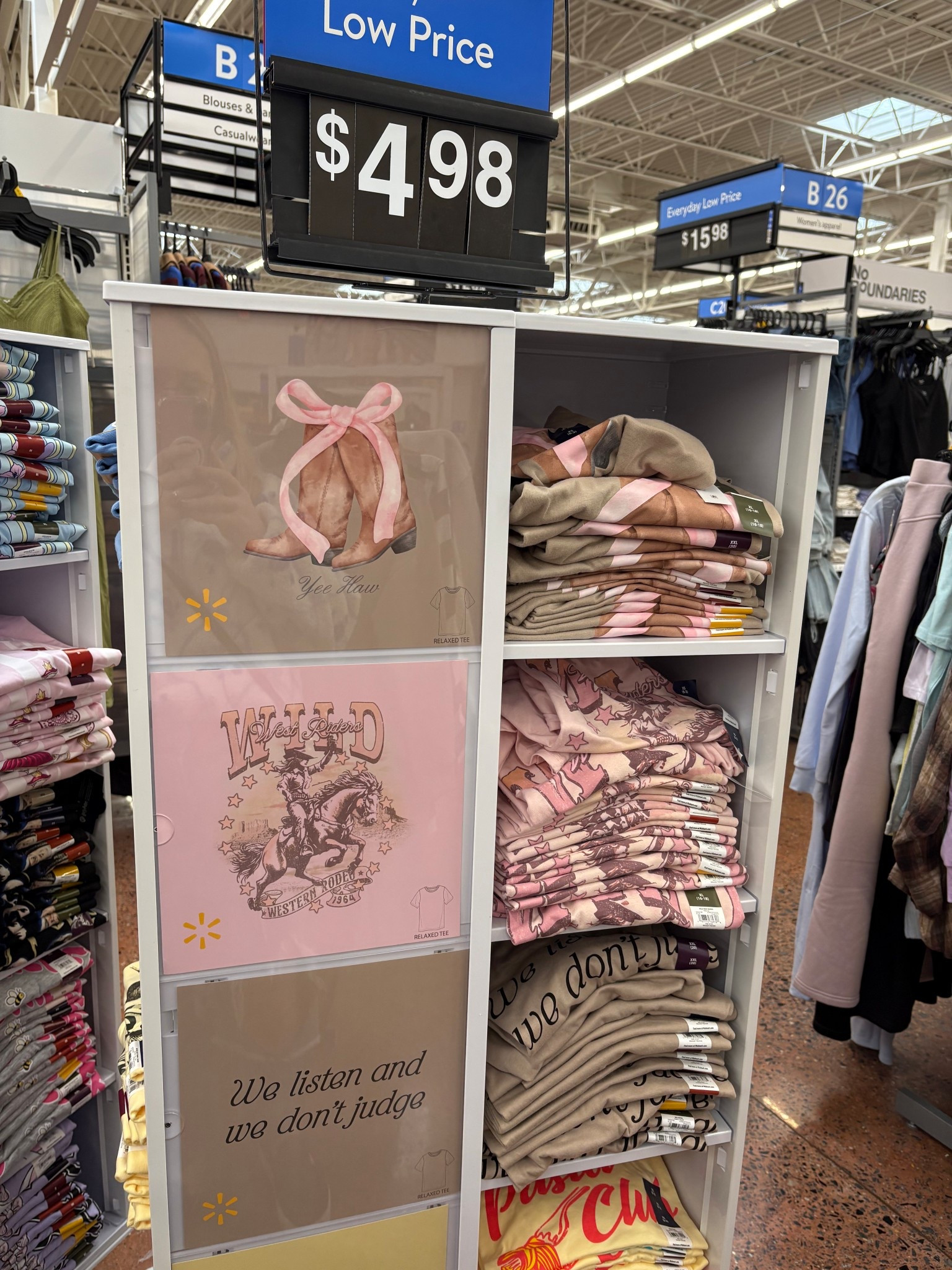 $5 Walmart women’s tees 