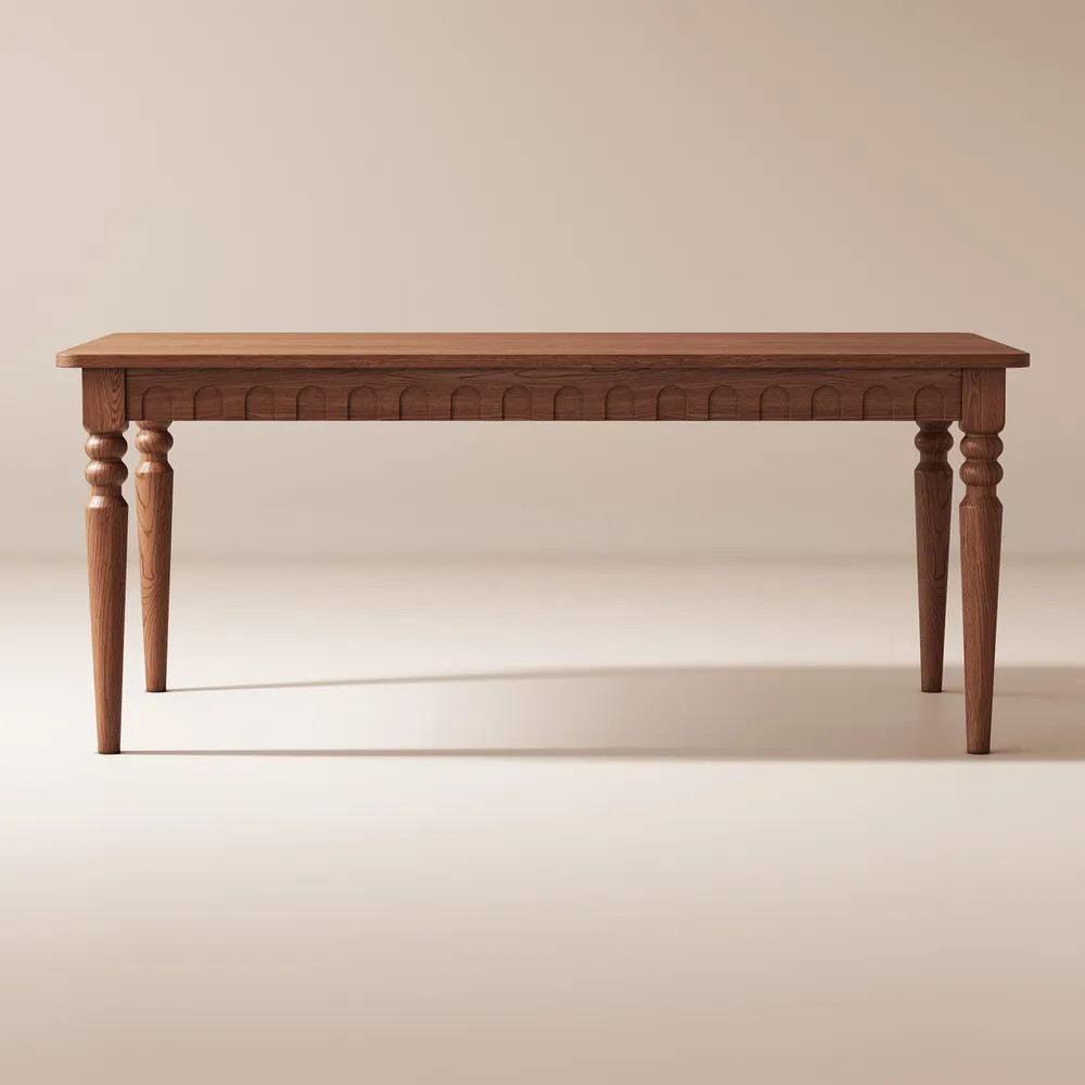 Conny 70" Ash Wood Dining Table | Hernest