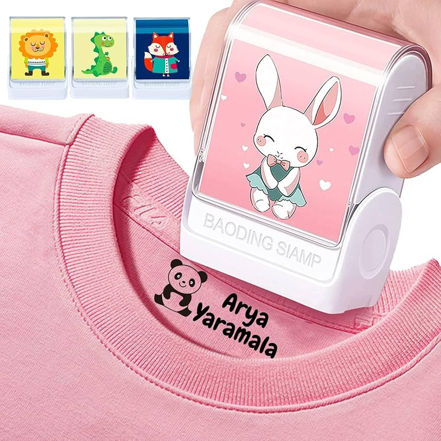 Name Stamp for Clothing Kids,The Name Stamp Clothing Stamp,Clothing Stamps for Kids Clothes，6 S... | Amazon (US)