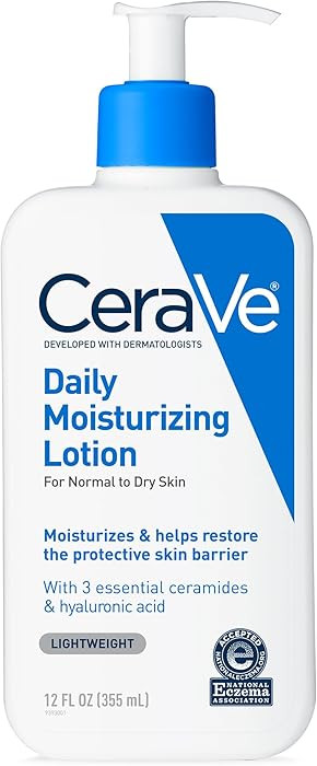 CeraVe Daily Moisturizing Lotion for Dry Skin, Body Lotion & Face Moisturizer with Hyaluronic Aci... | Amazon (US)