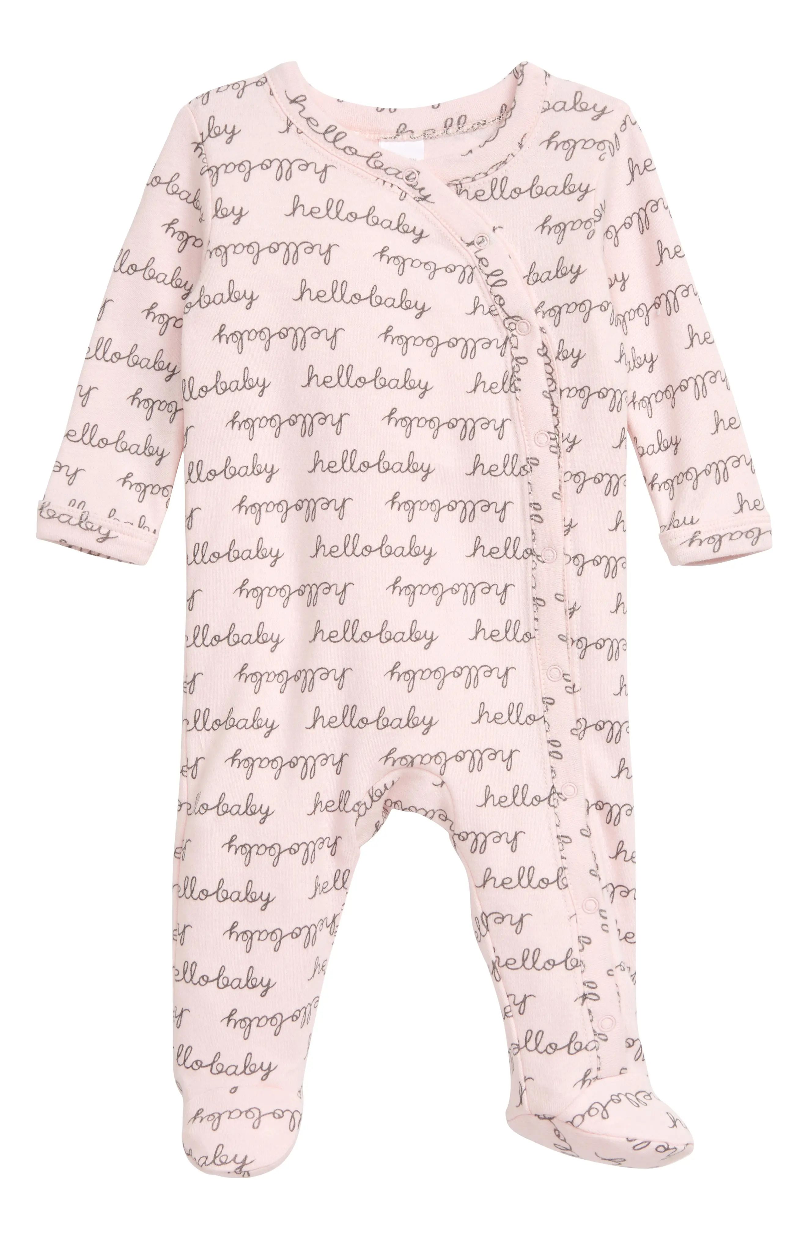 Infant Girl's Nordstrom Baby Print Footie, Size 6M - Pink | Nordstrom