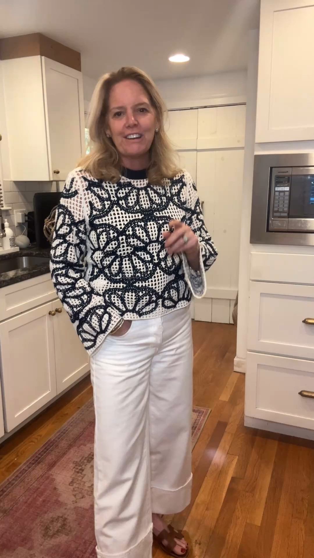 Perfect summer sweater!!  All crochet so it covers yours arms but not too hot…if you’re in AC, your arms are covered but it’s airy!

Don't forget to use LTK20 when shopping in the LtK app to save 20%.

#LTKxMadewell #LTKootd #LTKSaleAlert