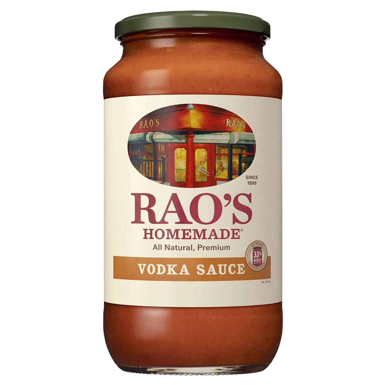 Rao's Homemade Vodka Sauce | 24 oz | Creamy Tomato Sauce | Pasta Sauce | Carb Conscious, Keto Fri... | Walmart (US)