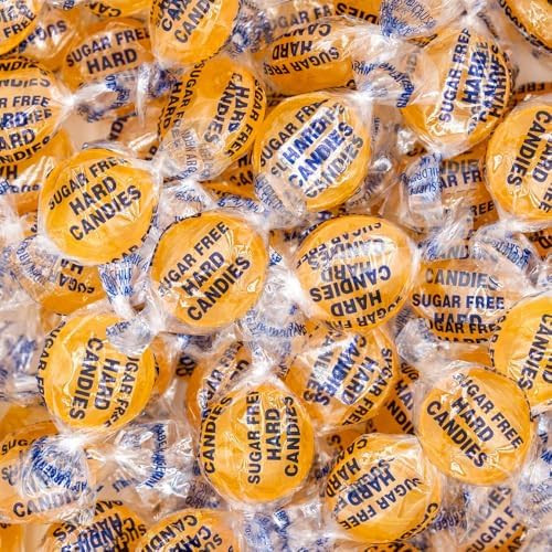 Sugar Free Butterscotch Hard Candy - 2 Lbs of Individually Wrapped Sugar Free Hard Candies - Low-... | Amazon (US)