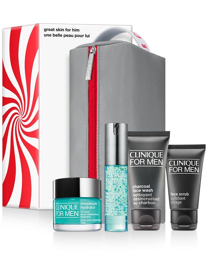 Clinique 5-Pc. Great Skin For Him Skincare Set & Reviews - Beauty Gift Sets - Beauty - Macy's | Macys (US)