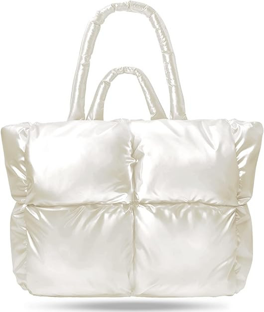 VINMIWE Puffer Tote Bag, Extra Large Luxury Bags for Women Unicloud Puffy Shoulder Quilted Handba... | Amazon (US)