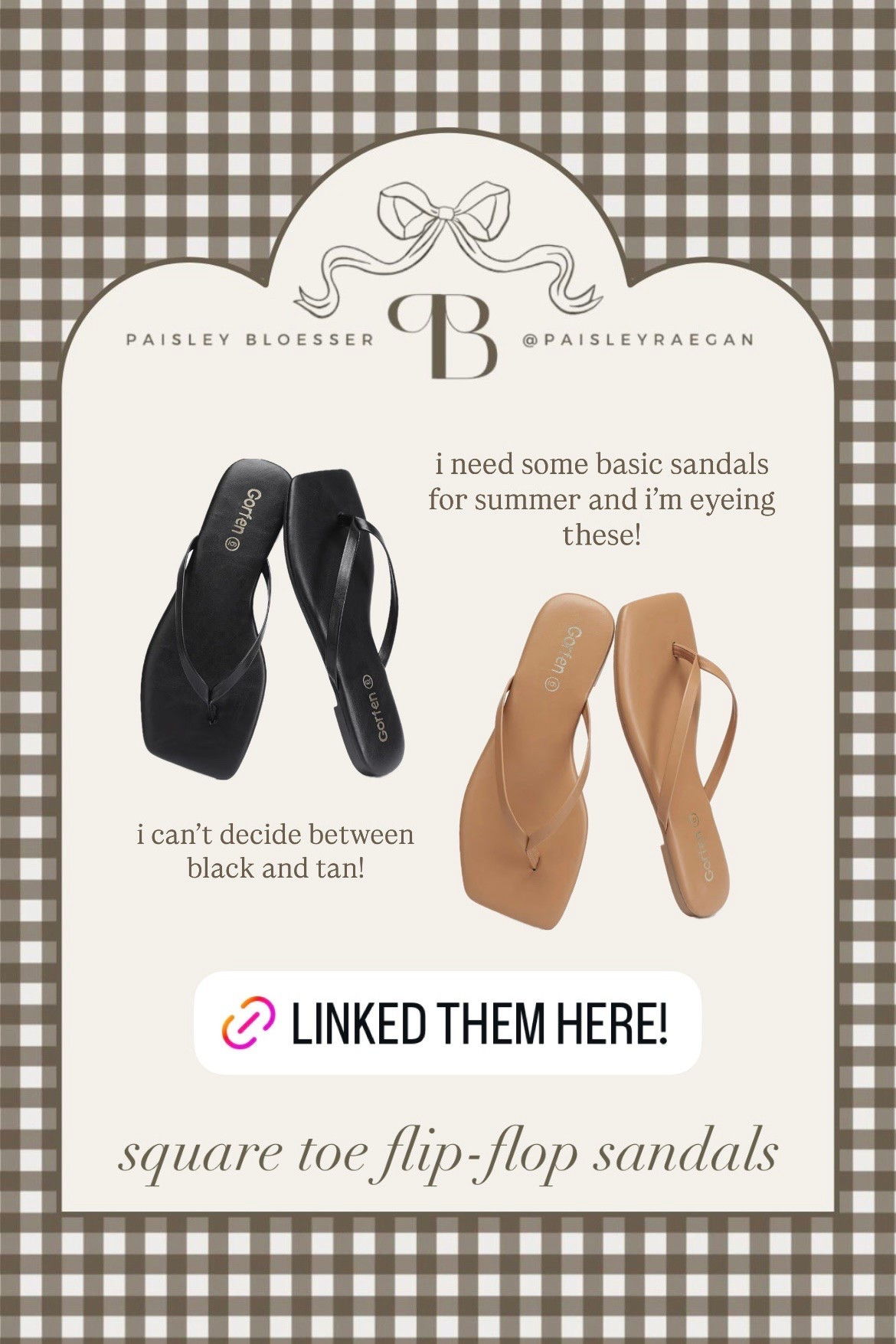 the CUTEST flip flop sandals!! i love the square toe!!!

#LTKootd #LTKdayinmylife #LTKSeasonal