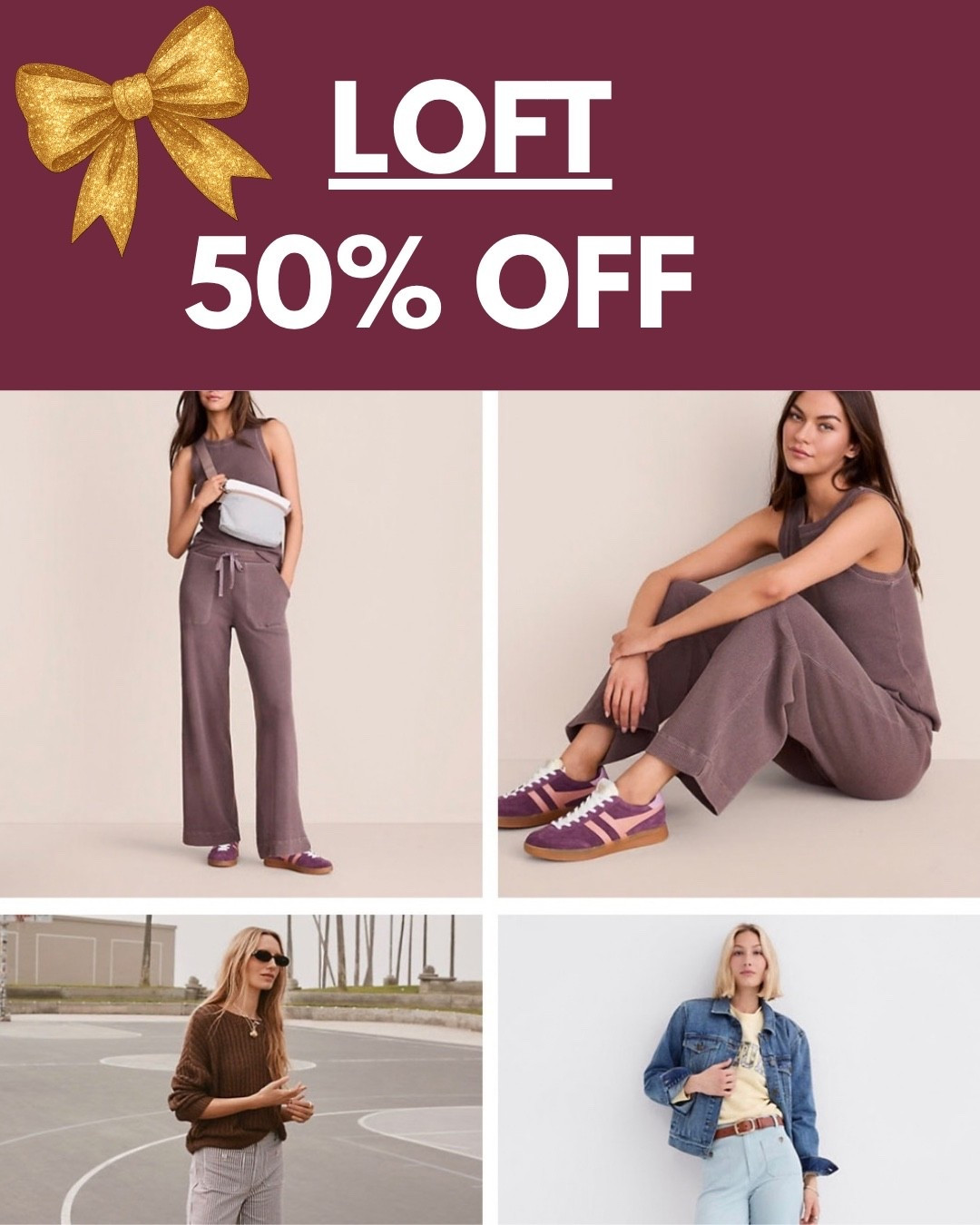 SALE at LOFT ‼️ SAVE 50% OFF …  👏 Click any product photo to Shop + SAVE!! Would be so appreciated 😍 

Workwear - Date Night - Office Outfit - Seasonal- Shoe Crush - Resort Wear - Dress - Dinner Date 
- Travel - Boots - Cowboy 🤠 Western Wear - Business Casual- Lounge Sets

Follow my LTK @fashionistanyc on the @shop.LTK app to view this post and get my exclusive app-only content!

#liketkit #LTKgrwm #LTKdayinmylife #LTKootd #LTKTravel #LTKSaleAlert #LTKWorkwear #LTKPetite #LTKSeasonal
@shop.ltk
https://liketk.it/69IaS



#LTKMothersDay #LTKActive #LTKootd