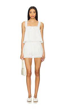 MORE TO COME Sammy Short Set in White from Revolve.com | Revolve Clothing (Global)