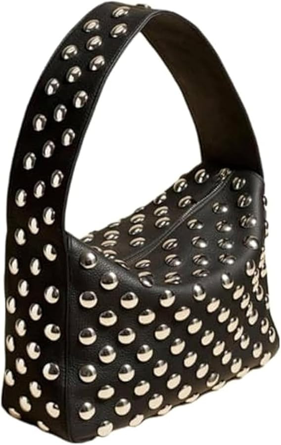 Studded Purses Y2k Shoulder Bag,90s Punk Women Small Shouder Purse Trendy Studded Purse,Y2k Shoud... | Amazon (US)