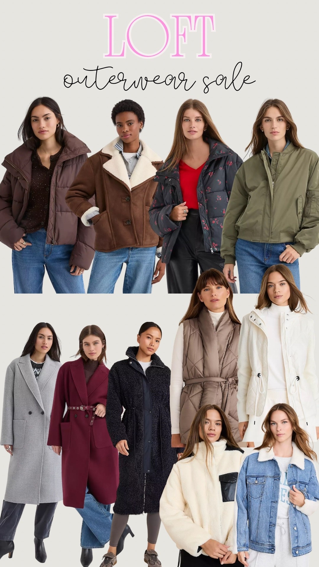 LOFT is having a huge outerwear sale!!

#LTKFindsUnder100 #LTKFindsUnder50 #LTKSaleAlert