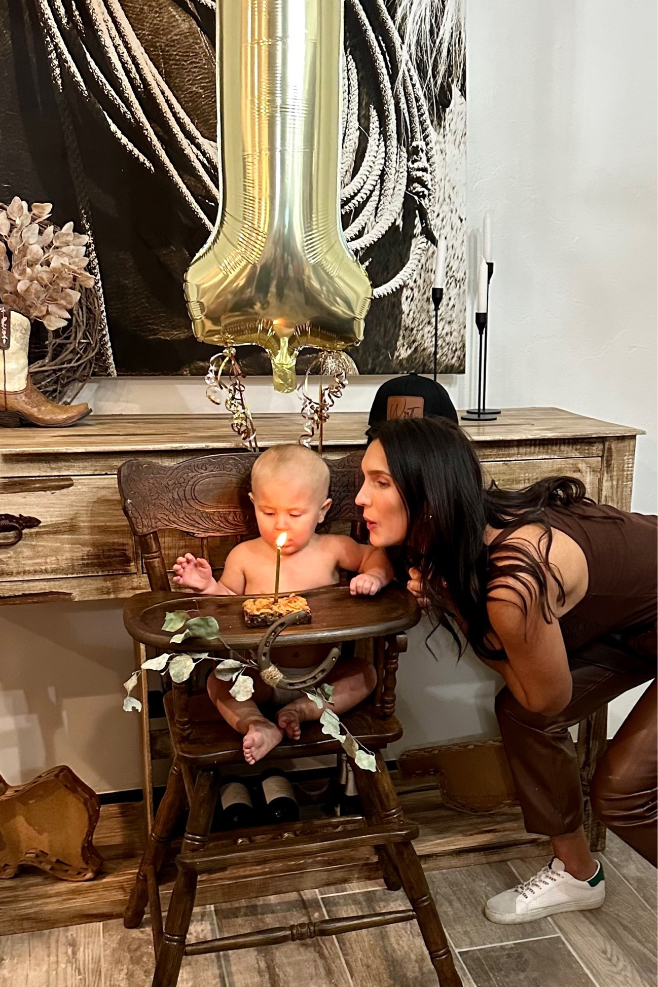 First birthday | western theme birthday 
Boy birthday | western 

Wal mart fashion | Amazon fashion 
| brown faux pants | amazon tank top 
White sneakers 

#LTKstyletip #LTKbaby #LTKunder100