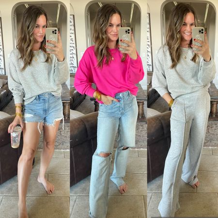 Like and comment “LINK” to have all links sent directly to your messages. These tops remind me so much of the lulu softstream. I shared them as sets but wanted to show how you can wear multiple ways 💕✨ 
.
#walmartfashion #walmart #casualoutfit #casualstyle #loungesets #loungewear #momstyle #ltkfashion#LTKunder50 #LTKFind

#LTKsalealert #LTKfindsunder50 #LTKfitness