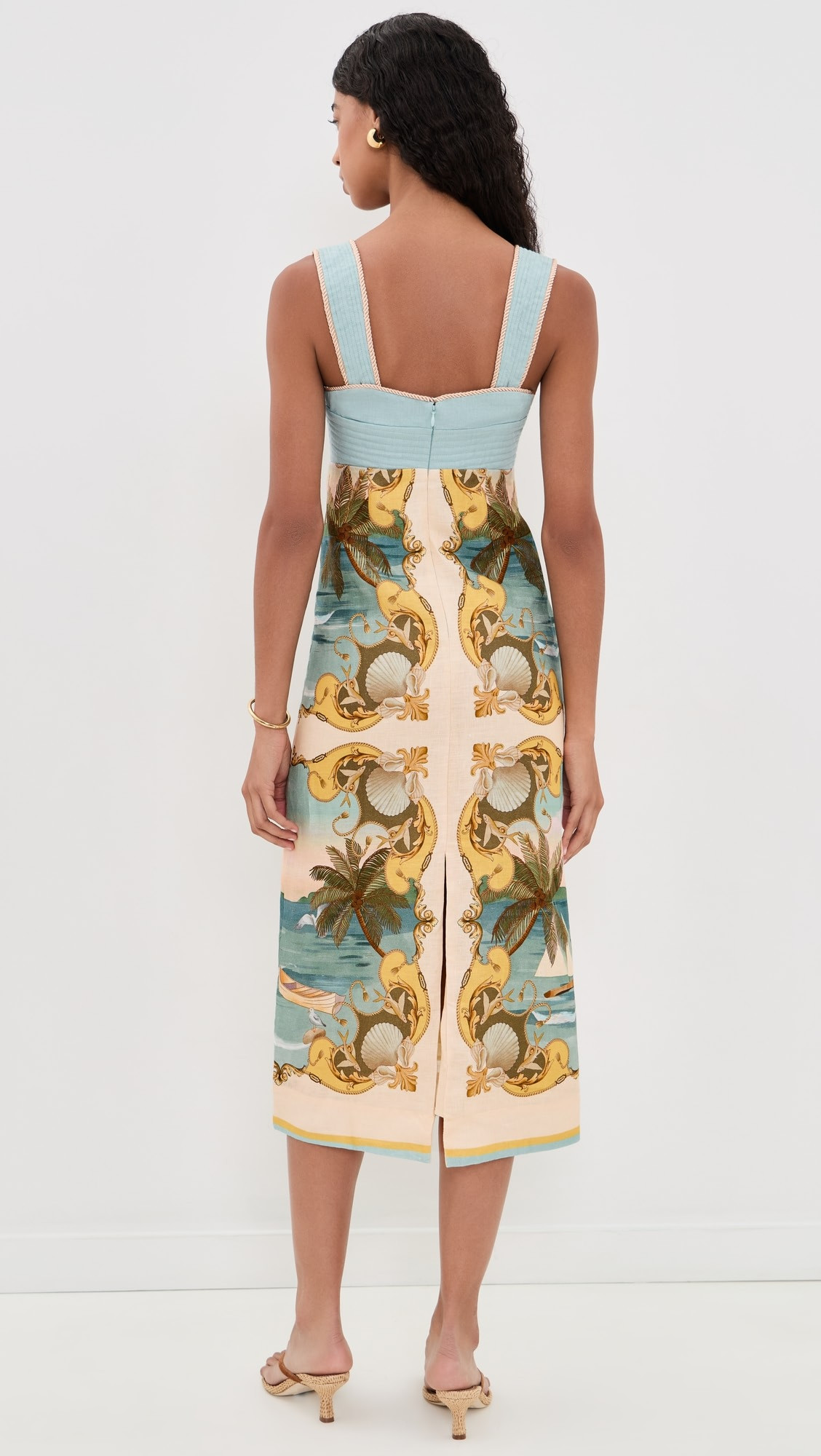Royal Sea Linen Dress | Shopbop
