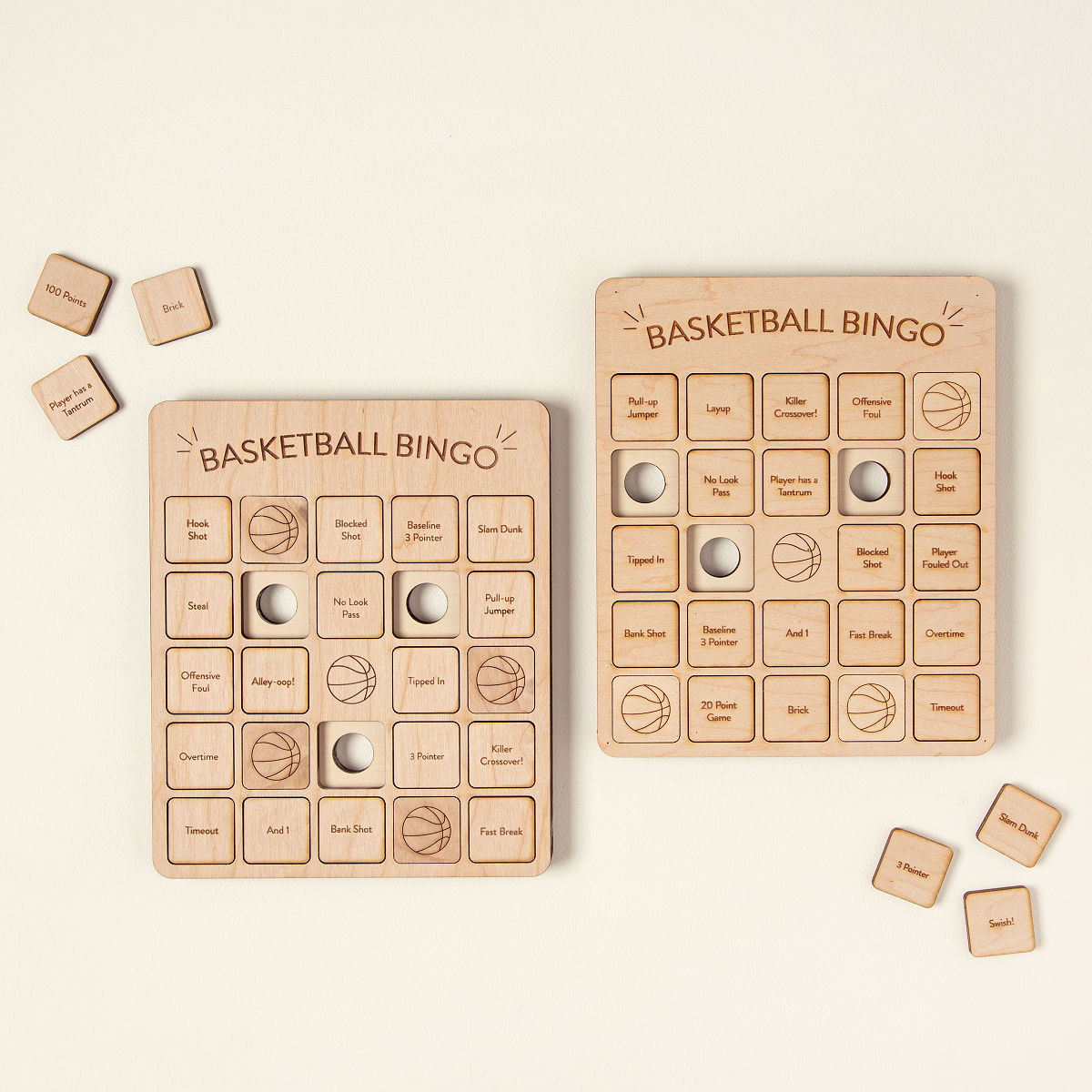 Basketball Bingo Set of 2 | UncommonGoods