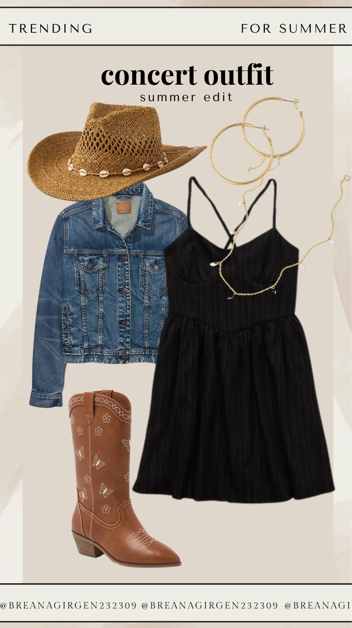 Country concert outfit, all from Aerie!




Country Concert outfit, cowboy hat, denim jacket, dress, necklace, earrings, boots, summer outfit, aerie outfitt

#LTKFindsUnder100 #LTKShoeCrush #LTKStyleTip