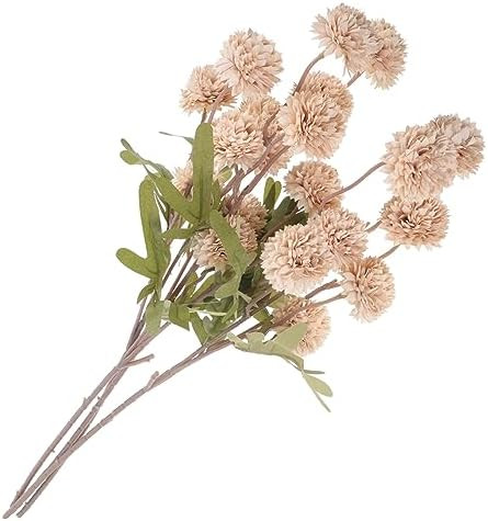 4pcs Artificial Flower Puff Ball Plastic Bride Wedding | Amazon (US)