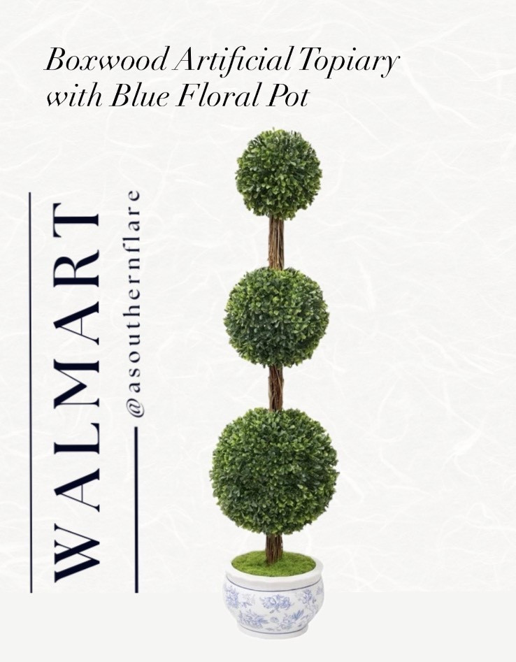  Boxwood artificial in floral pot