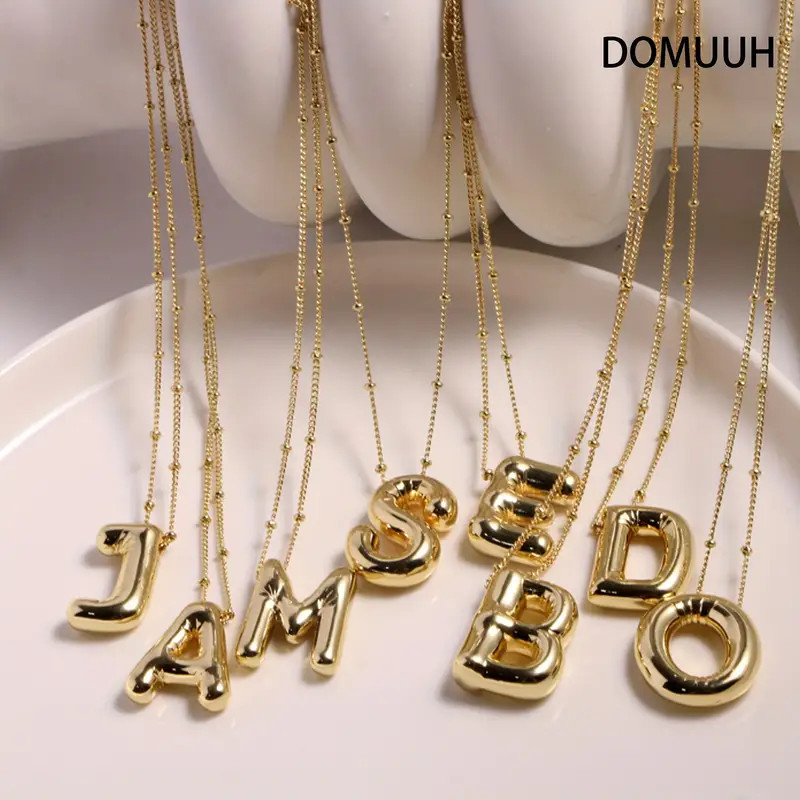 1pc Bubble Letter Necklace For Men Women | Temu Affiliate Program